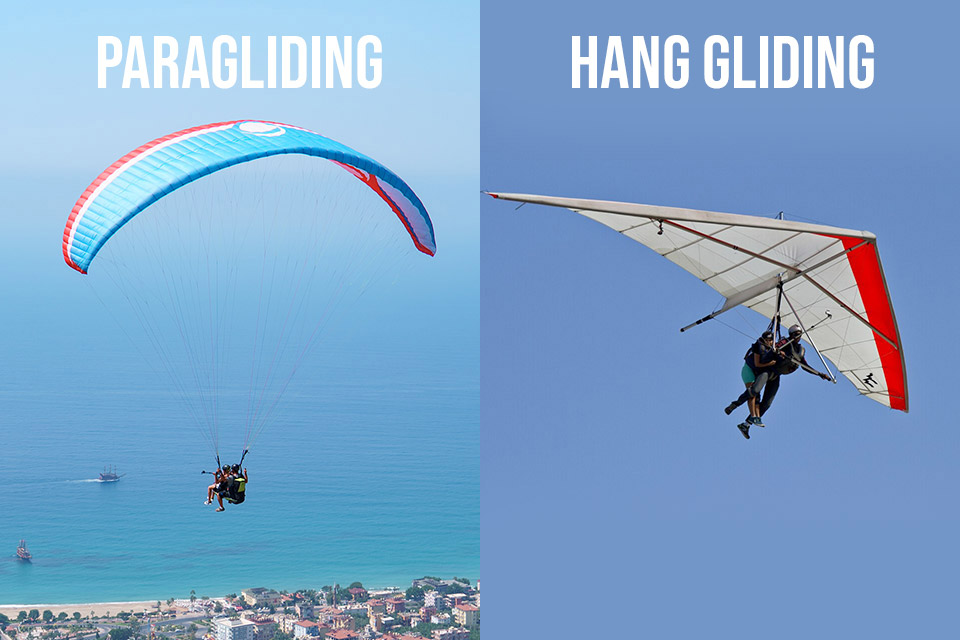 Differences Between Paragliding And Hang Gliding